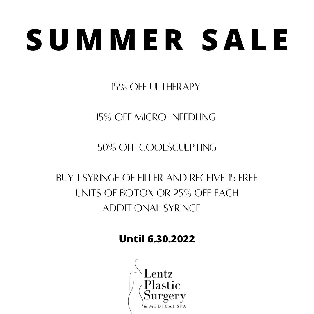 Summer Sale - June 2022 Plastic Surgery Specials