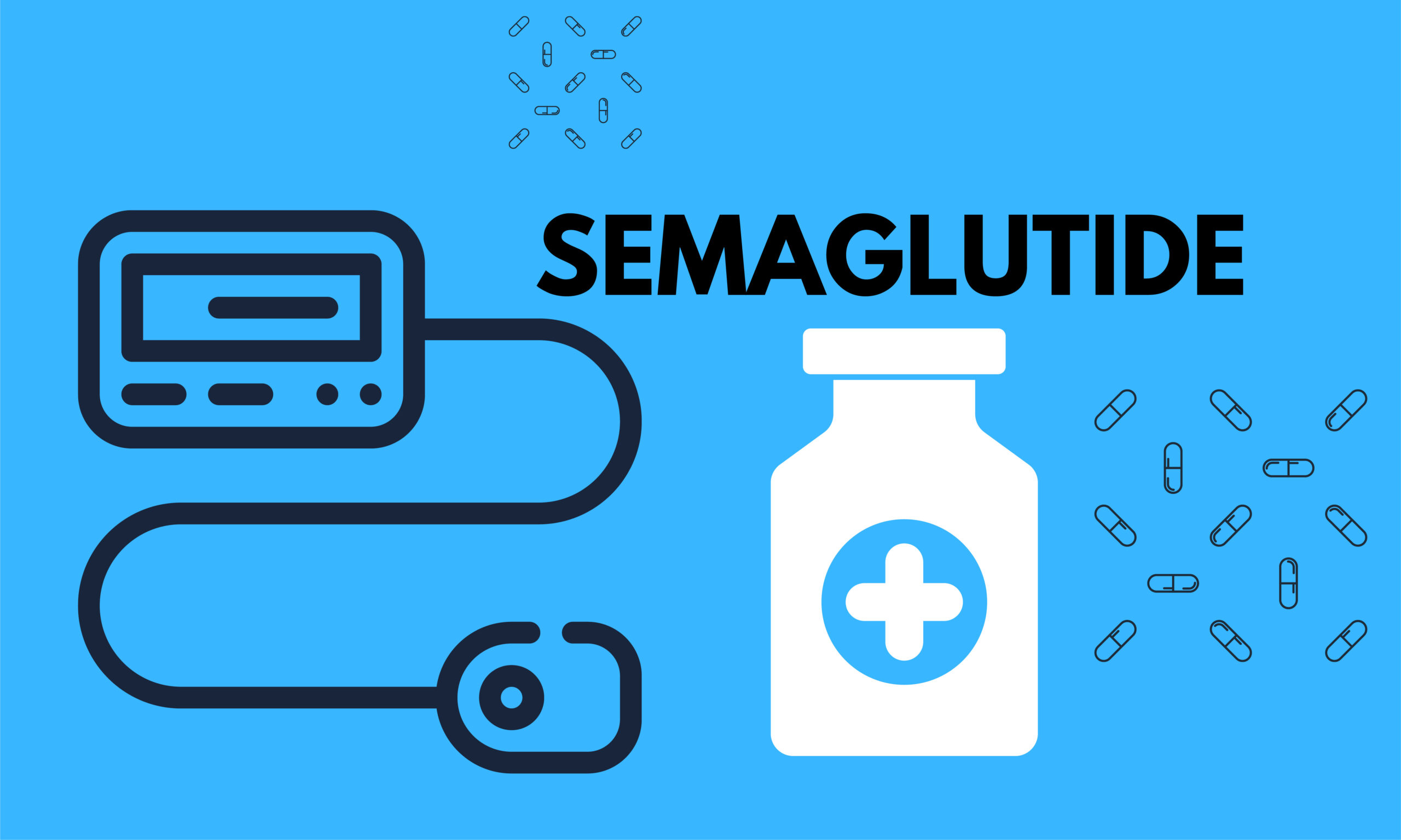 Semaglutide medication graphic for medical weight loss