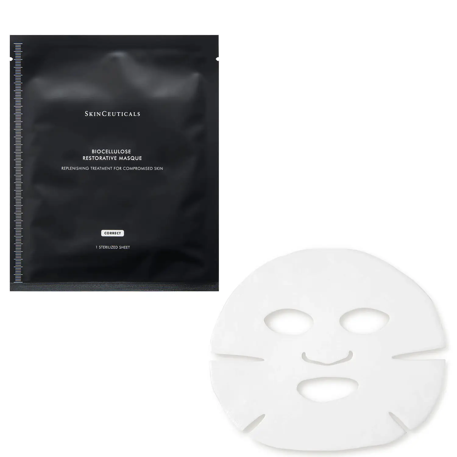 Bio-cellulose mask for skin hydration and rejuvenation