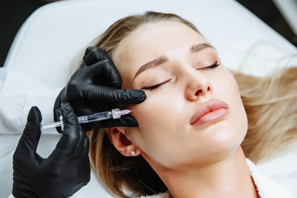 Current image: Woman receiving Botox injections in Ormond Beach, FL
